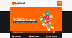 Desktop Screenshot of ingeniousdigital.com